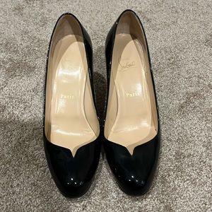 Christian Louboutin patent leather pumps